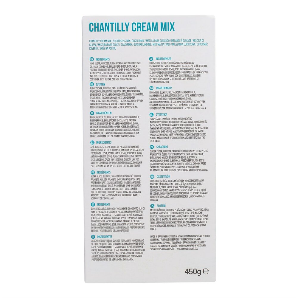 PME Chantilly‑roommix 450 g