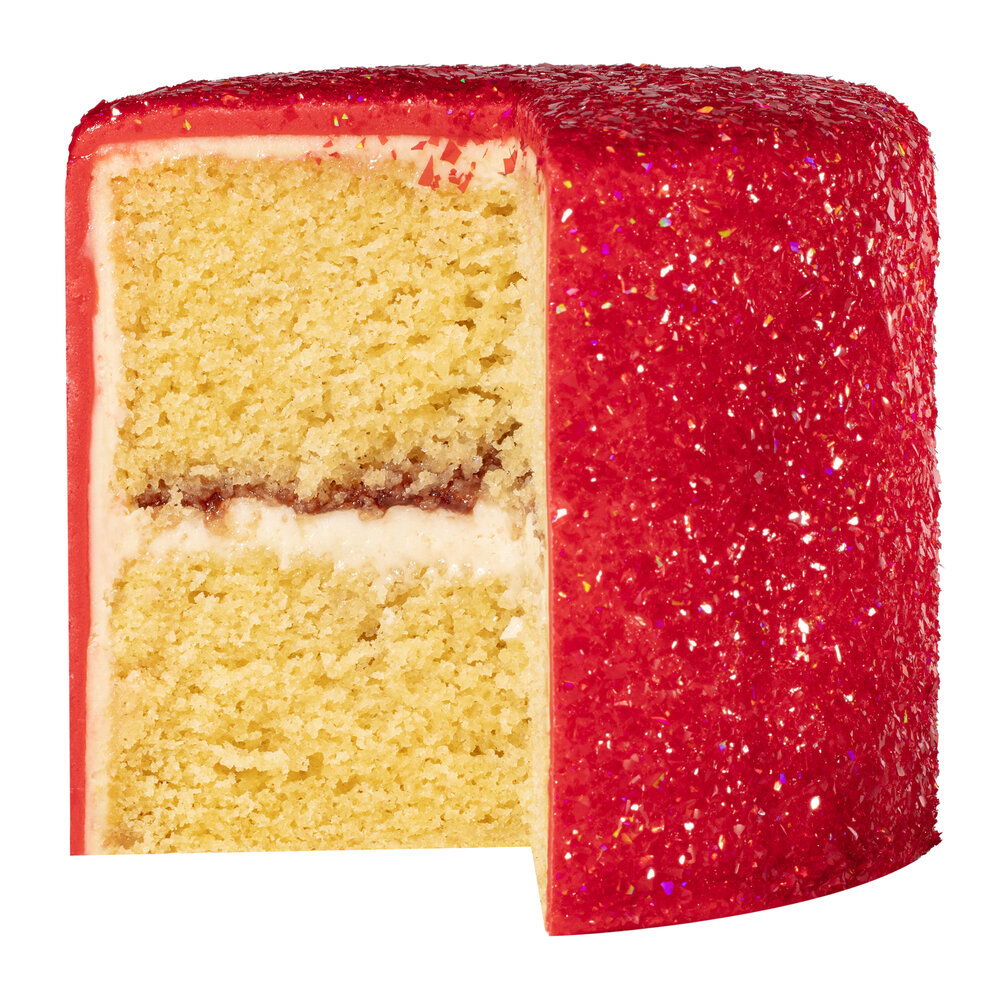 PME Magic Sprinkles &ndash; Eetbare Iriserende Glittervlokken Robijnrood (3g)