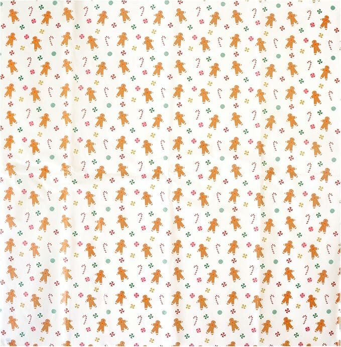 PME 12 Vellen Inpak Bakpapier voor Kerst - Peperkoekman