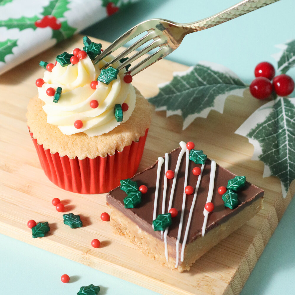 PME Strooisels voor Kerst - Hulstmix (105g)