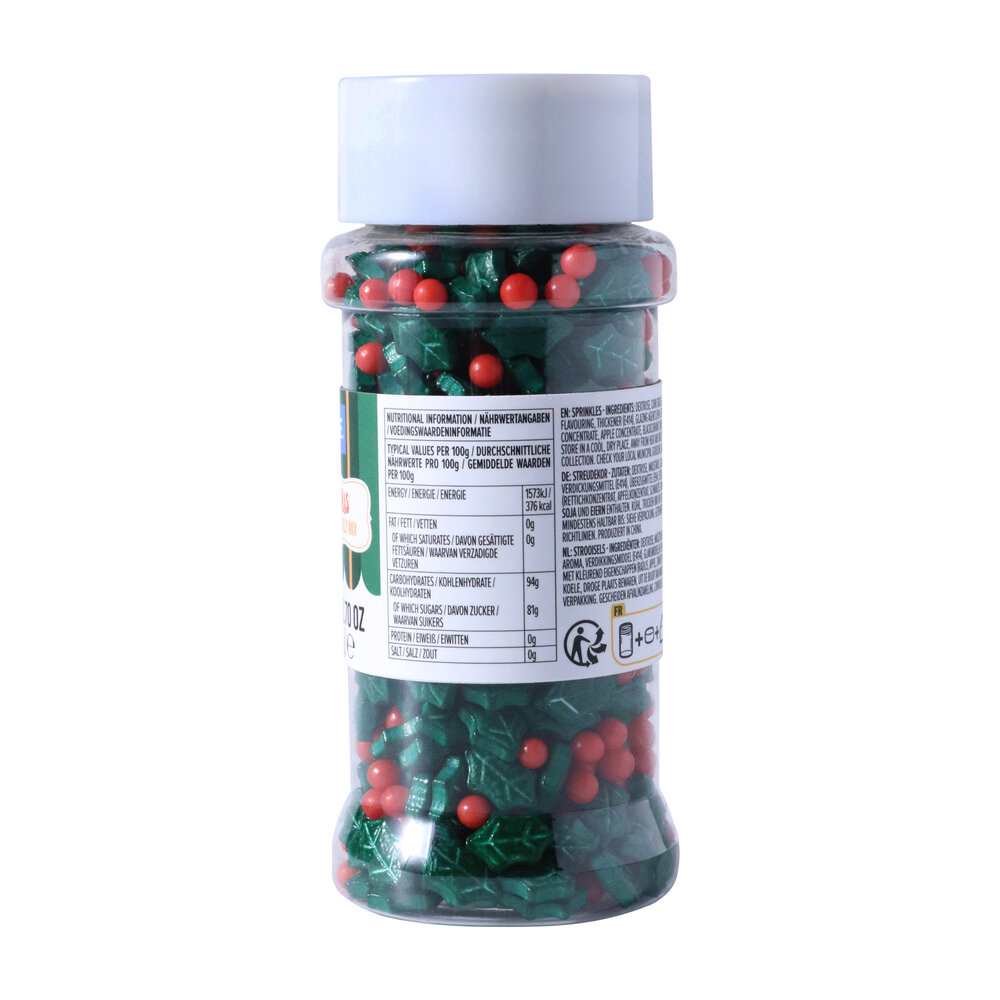 PME Strooisels voor Kerst - Hulstmix (105g)