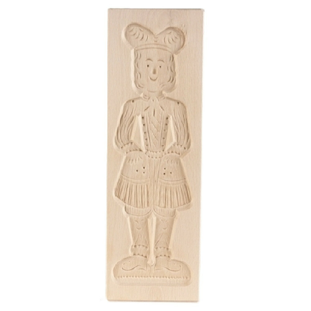 Speculaasplank Groot Pop Man (Piet) 30x10cm