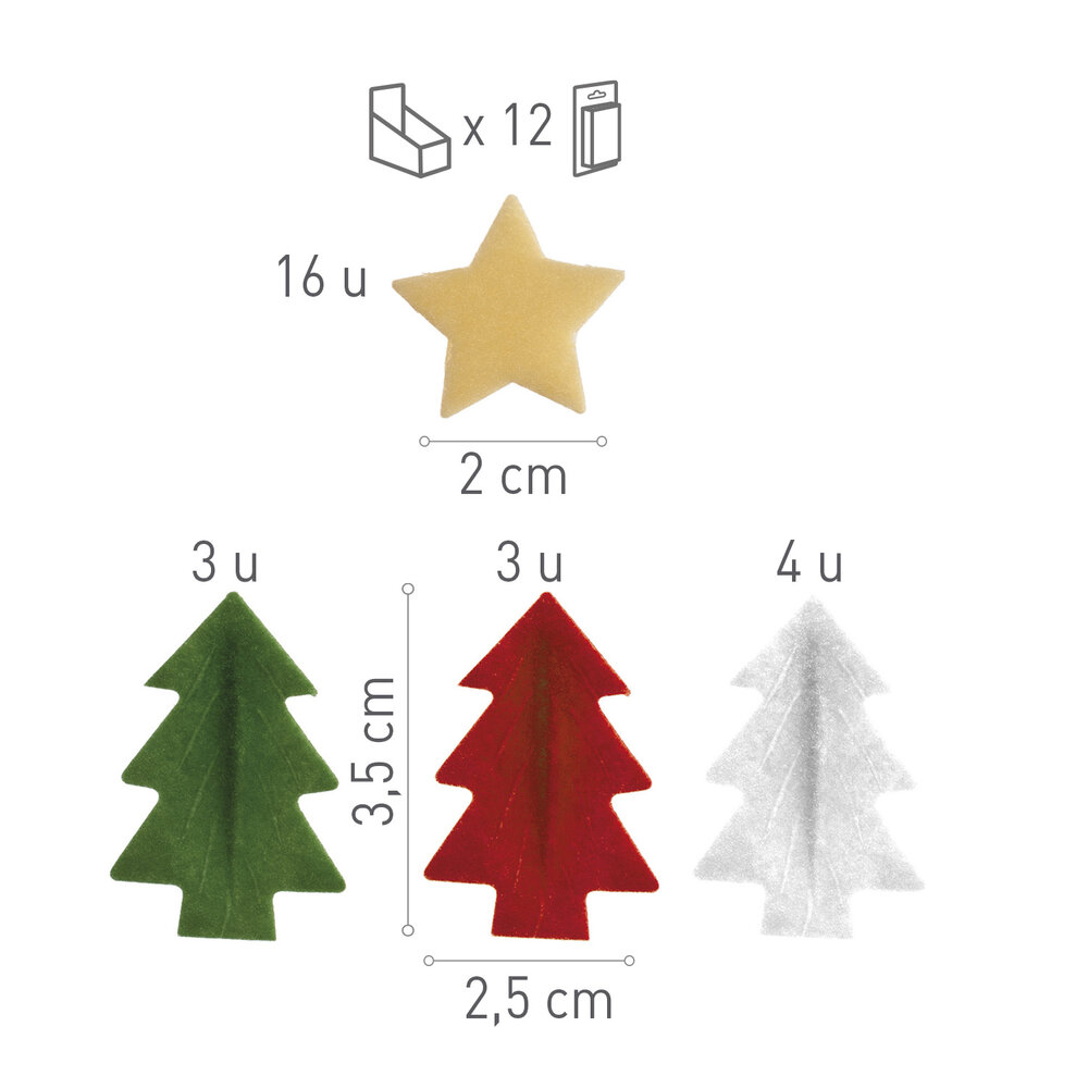 Dekora Edible Wafer Christmas Pack Set/26