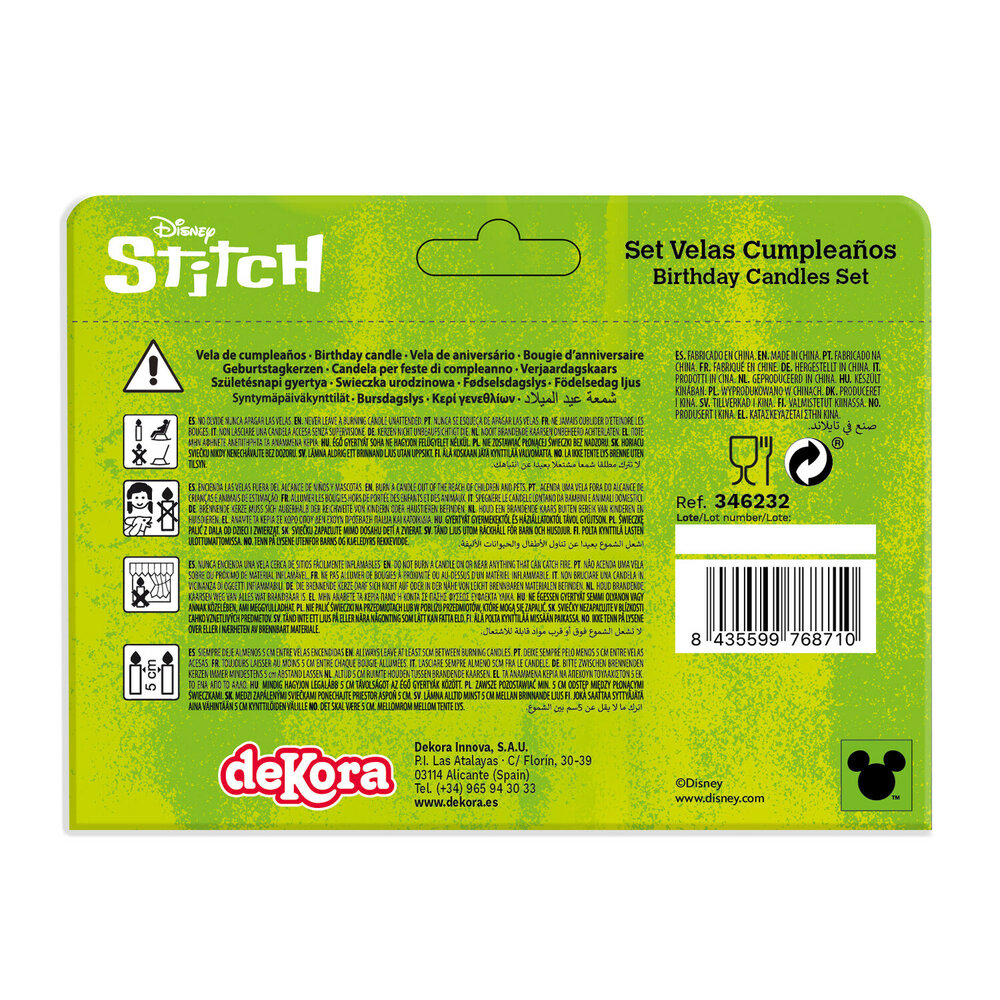 Dekora Candles Stitch pk/4