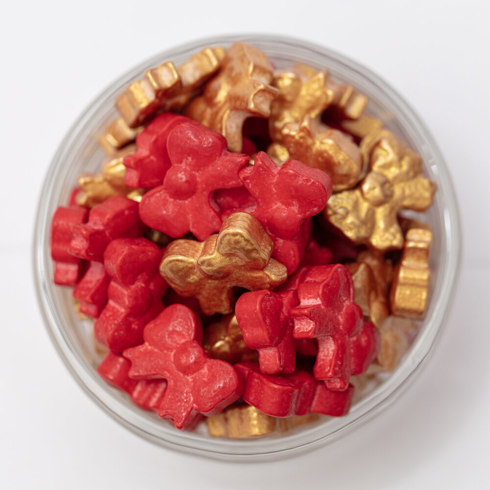 PME Kerstnovelty Sprinkle Charms - Feestelijke Strikken 25g