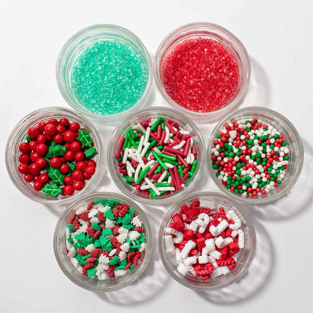 PME 7-pack assorti sprinkels &ndash; Kerst Klassiek 42g