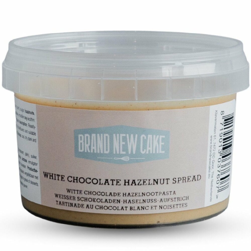 BrandNewCake Witte Chocolade Hazelnootpasta (Bueno) 260g