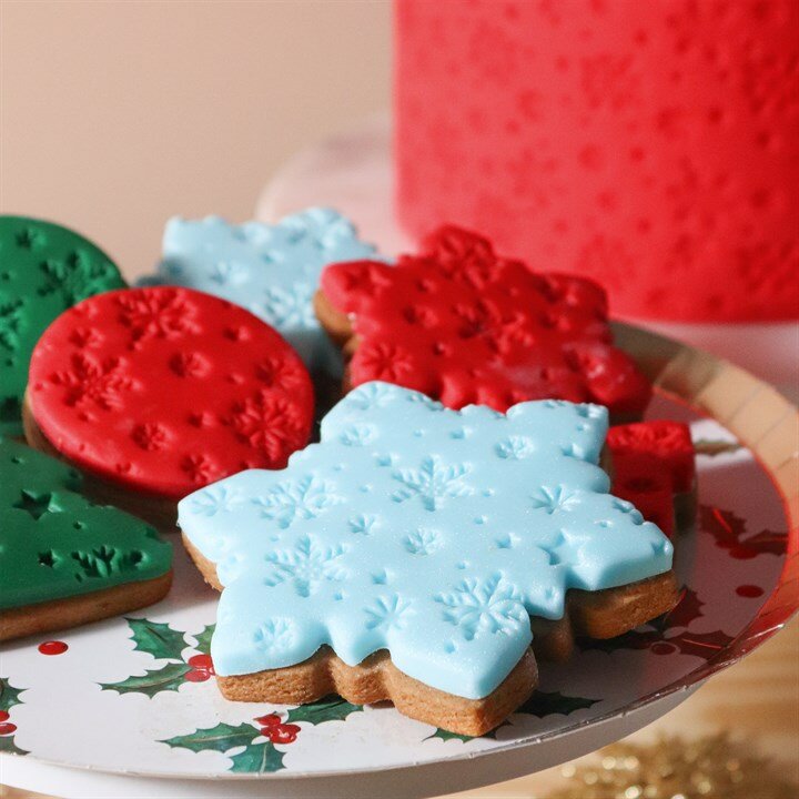 PME Siliconen Impression Mat Sneeuw