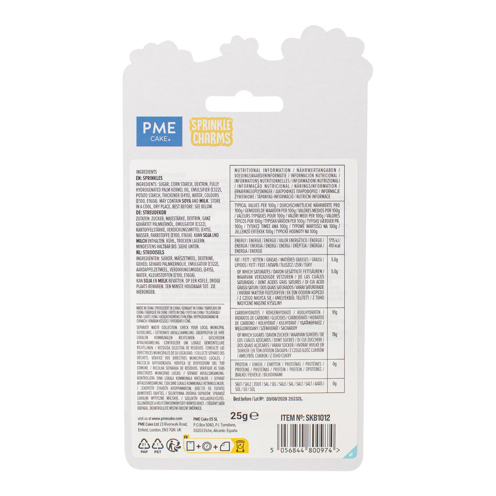 PME Sprinkles Marguerites Blanches &ndash; 25g