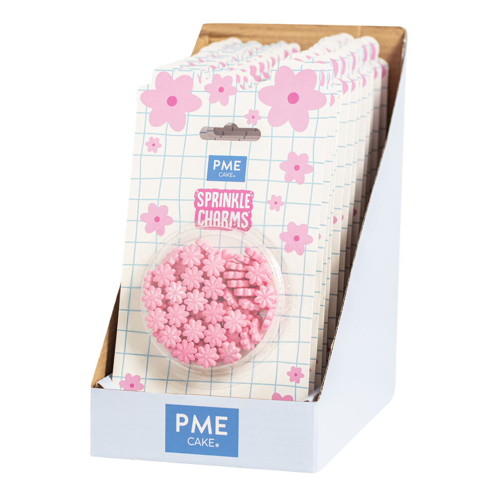 PME Roze Bloemen Sprinkles &ndash; 25g