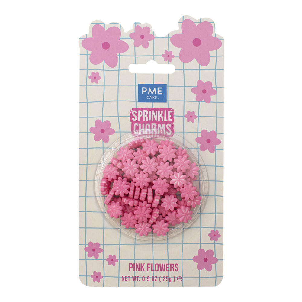PME Roze Bloemen Sprinkles &ndash; 25g