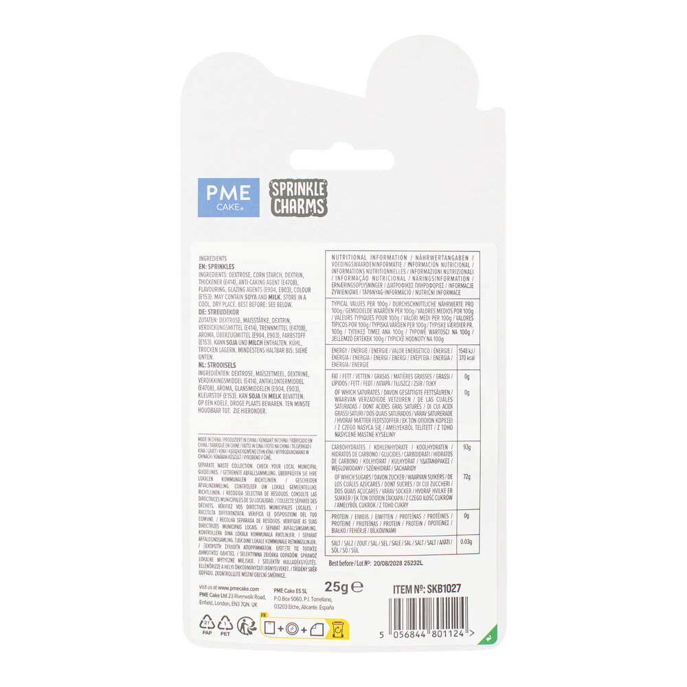 PME Voetbal Sprinkles &ndash; 25g