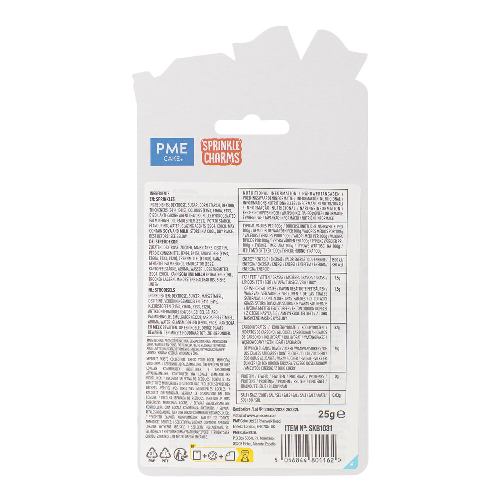 PME Raceauto&rsquo;s Sprinkles &ndash; 25g