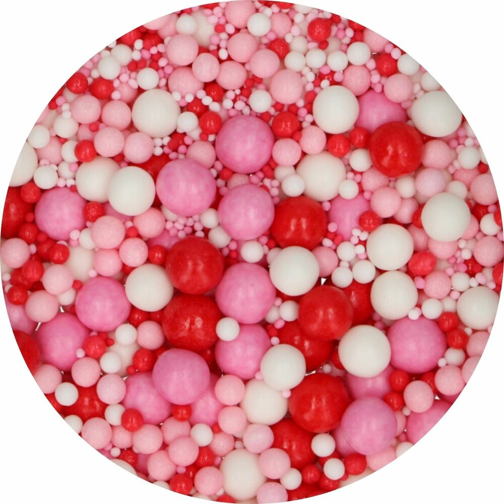 FunCakes Soft Pearls Mix &ndash; Crazy in Love &ndash; 80g