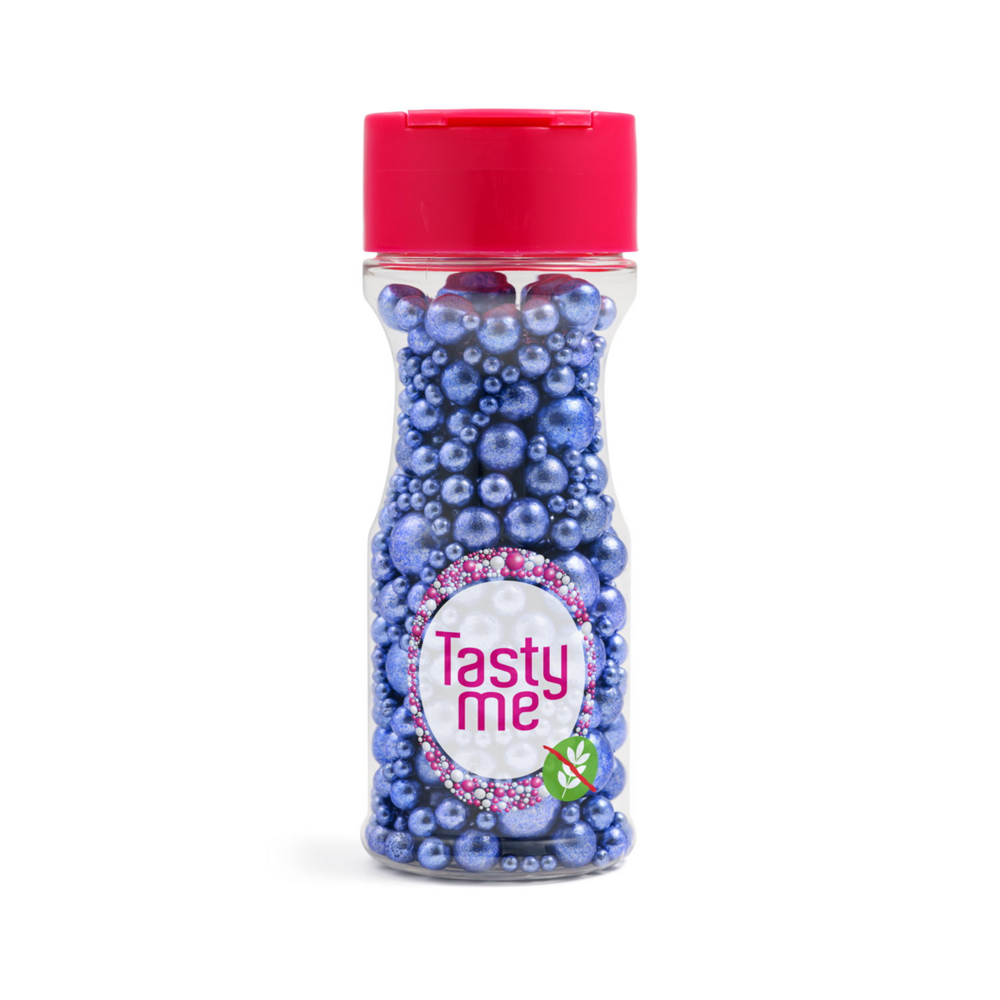 Tasty Me Metallic Pearls Sprinkles Mix Lilac &ndash; 75 g &ndash; Glutenvrij