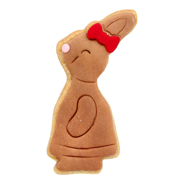 Birkmann Bunny in Dress Cookie Cutter &ndash; 8 cm