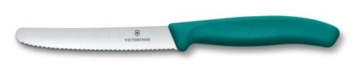 Couteau &agrave; Tomates Victorinox Classic 11 cm &ndash; Manche Vert