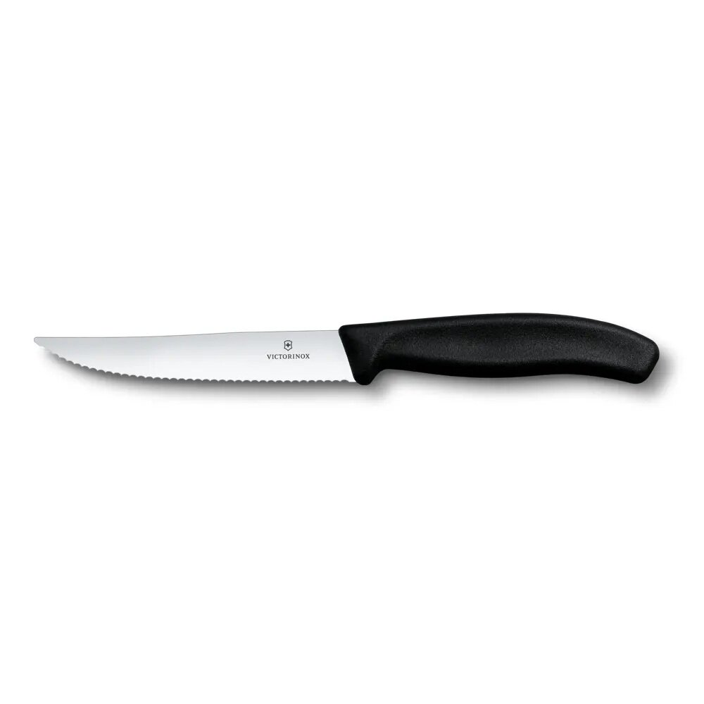 Couteau Steak‑Pizza Victorinox Classic 12 cm &ndash; Manche Noir