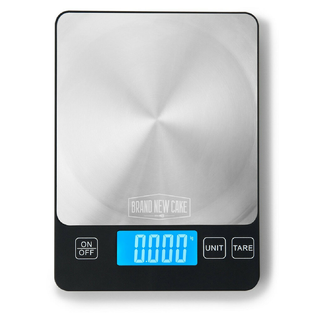 BrandNewCake Keukenweegschaal RVS 5 kg / 1 g