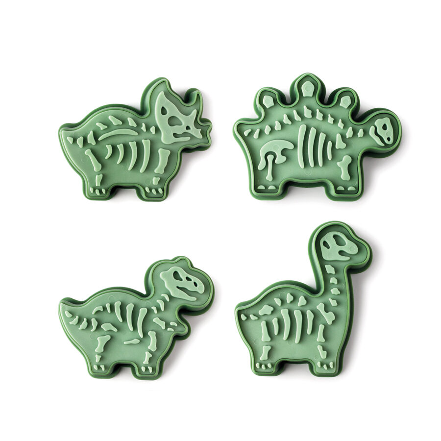 Ibili Dinosaur Dough Cutters &ndash; Set van 4