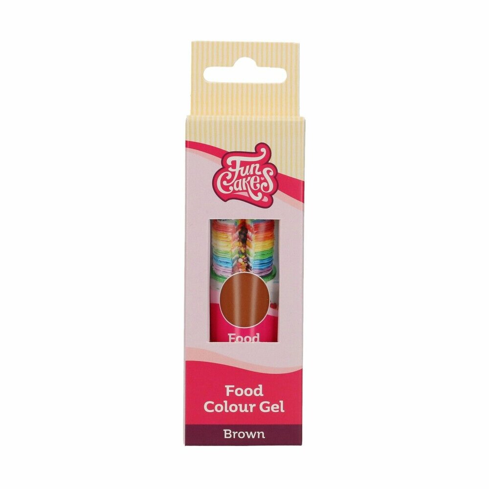 FunCakes Gel Colorant Alimentaire Brun 30 g DDM 28‑11‑26