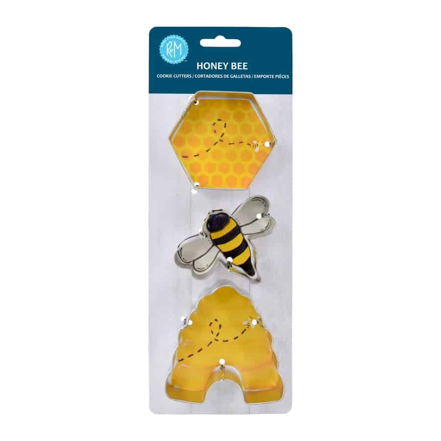 R&amp;M Honey Bee &ndash; 3‑Piece Cookie Cutter Set