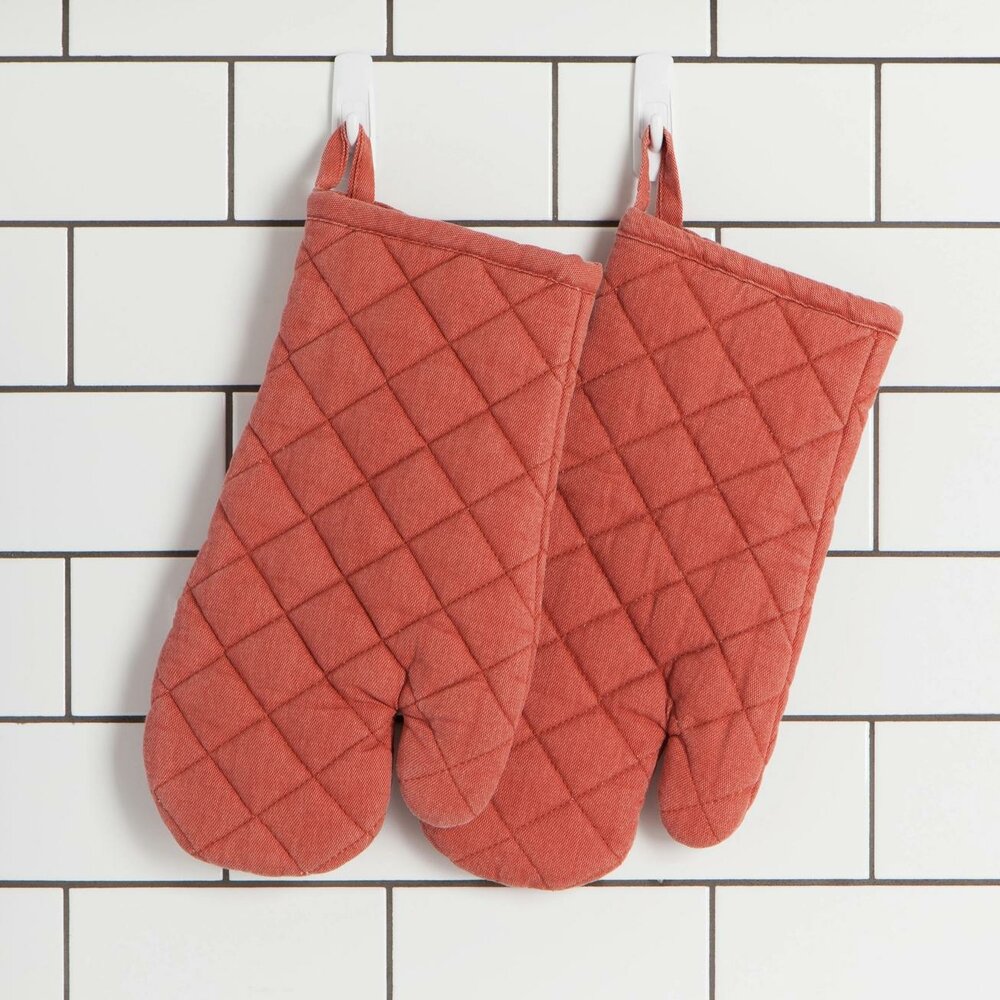 Danica Brands Stonewash Ovenhandschoen &ndash; Clay
