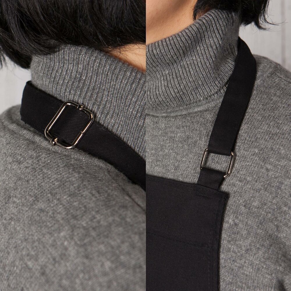 Danica Brands Tablier de Chef Noir