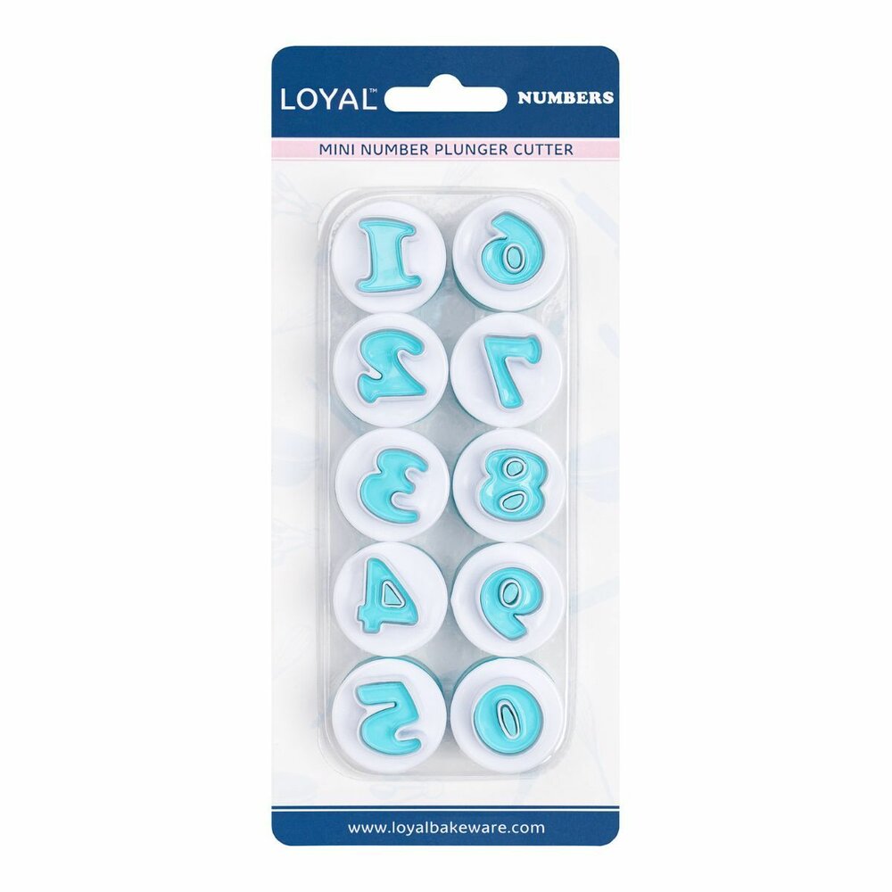 LOYAL Mini Zahlen Ausstecher 0&ndash;9 &ndash; Set/10