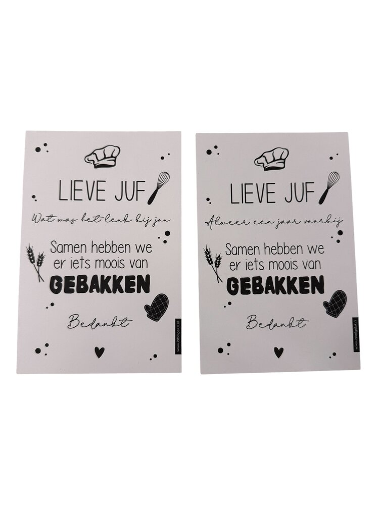 Bakpakket Lieve Juf - Koekjes