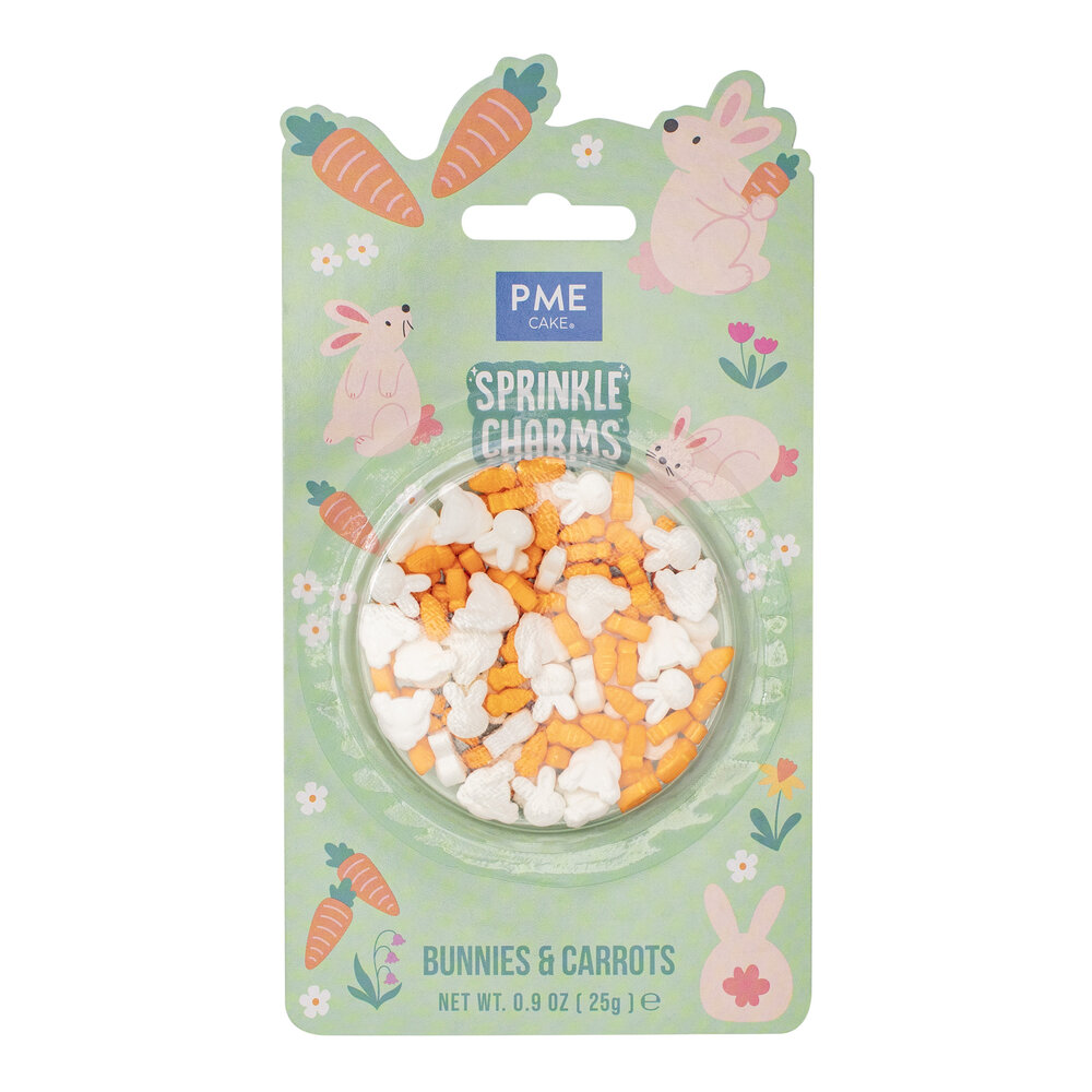 PME Bunny &amp; Carrot Sprinkle Charms &ndash; 25 g