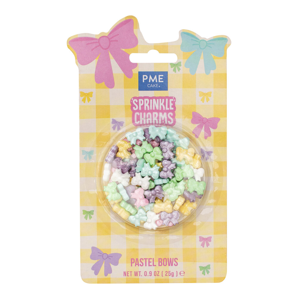 PME Pastel Bow Sprinkle Charms &ndash; 25 g