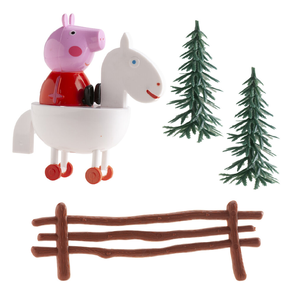 Dekora Taartdecoratie Set Peppa Pig 4 delig