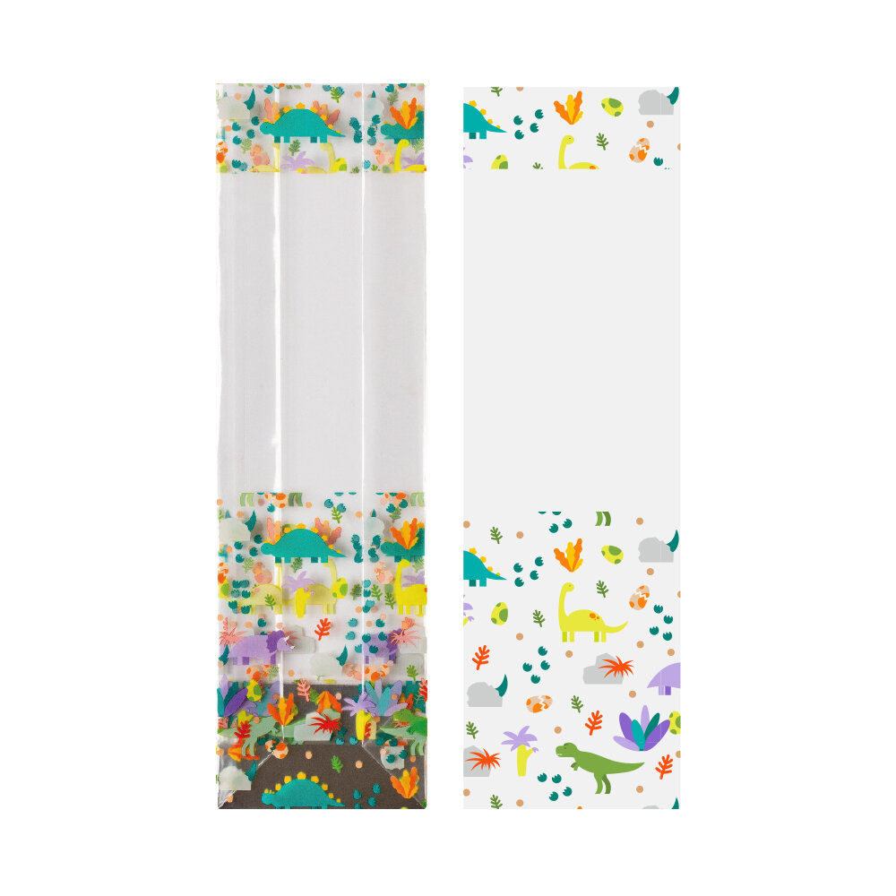 Decora Blockboden‑Geschenkt&uuml;tchen Dino &ndash; 8 &times; 5 &times; 28 cm (10 St&uuml;ck)