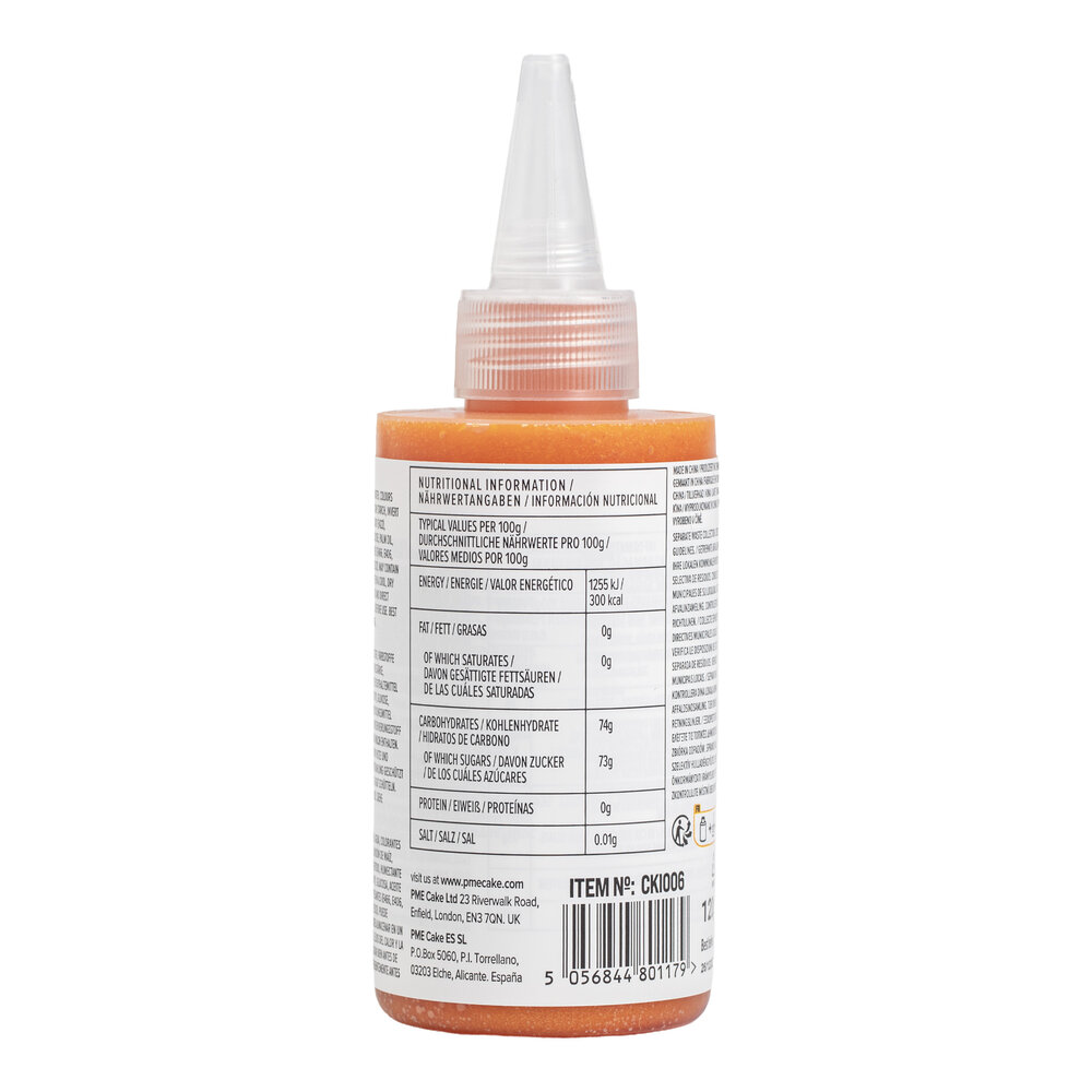 PME Cookie Icing &ndash; Orange 120 g
