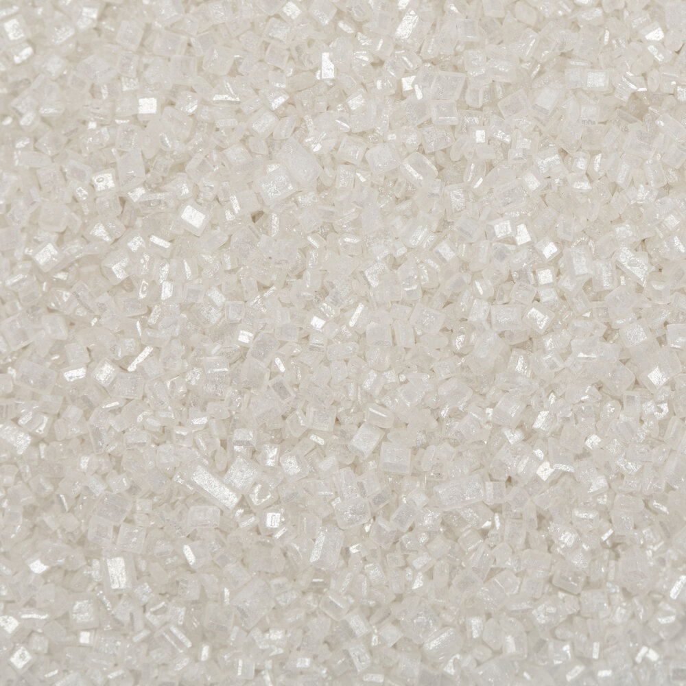 PME Cake Sugar Sprinkles &ndash; Pearl White 112 g