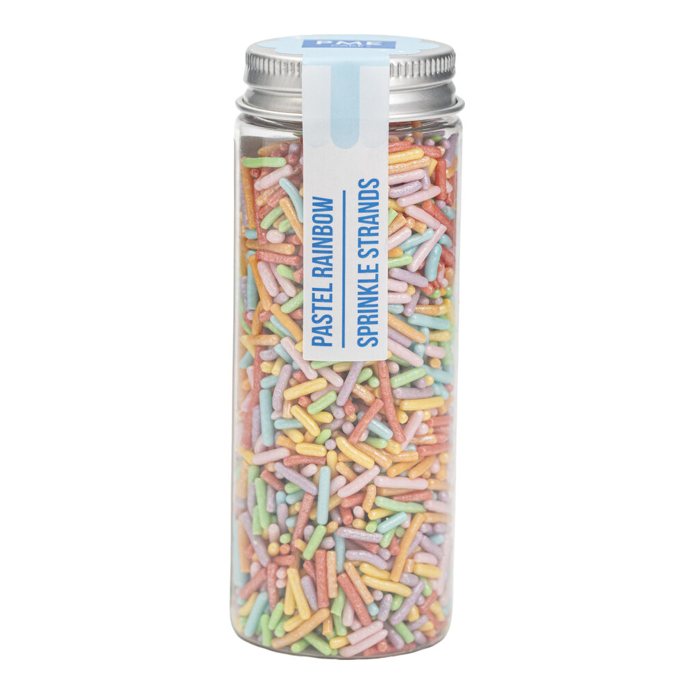 PME Vermicelles D&eacute;coratifs &ndash; Arc‑en‑ciel Pastel 75 g