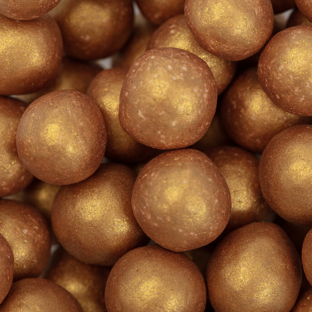 PME Cake 8mm Parelstrooisels &ndash; Goud 40 g