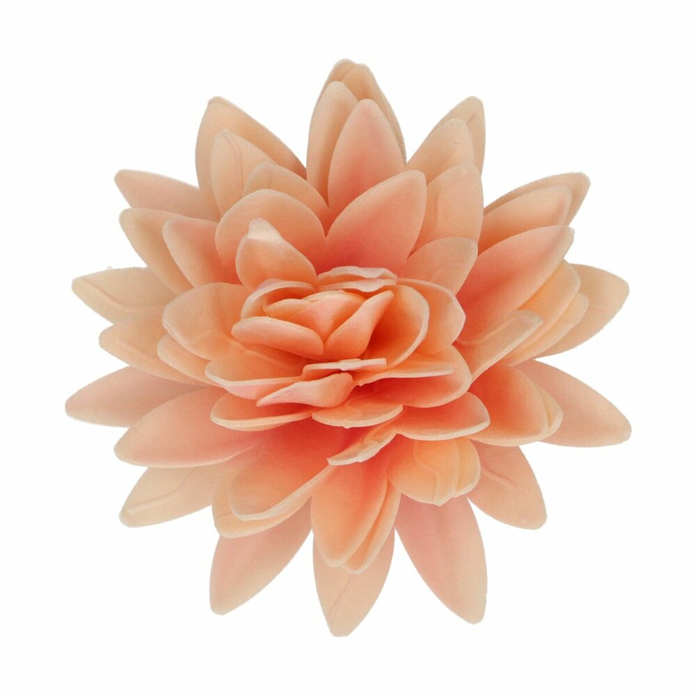 FunCakes Edible Wafer Flowers Deluxe Peony Orange Large pk/1