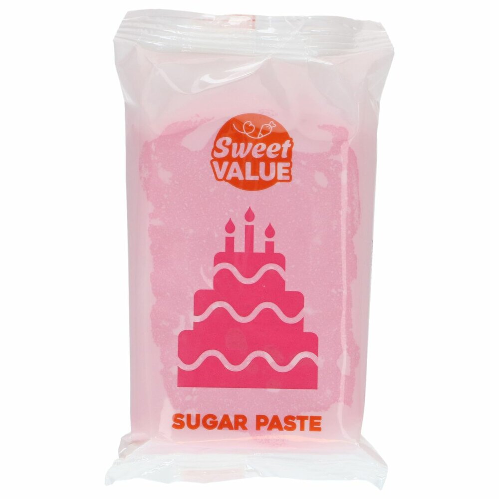 Sweet Value Sugar Paste Bright Pink &ndash; 200g