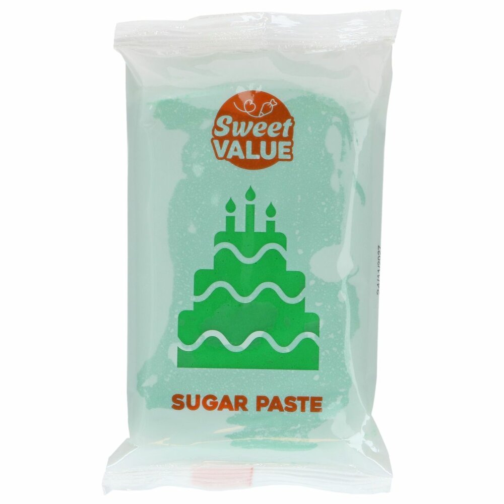 Sweet Value Sugar Paste Dark Green &ndash; 200g