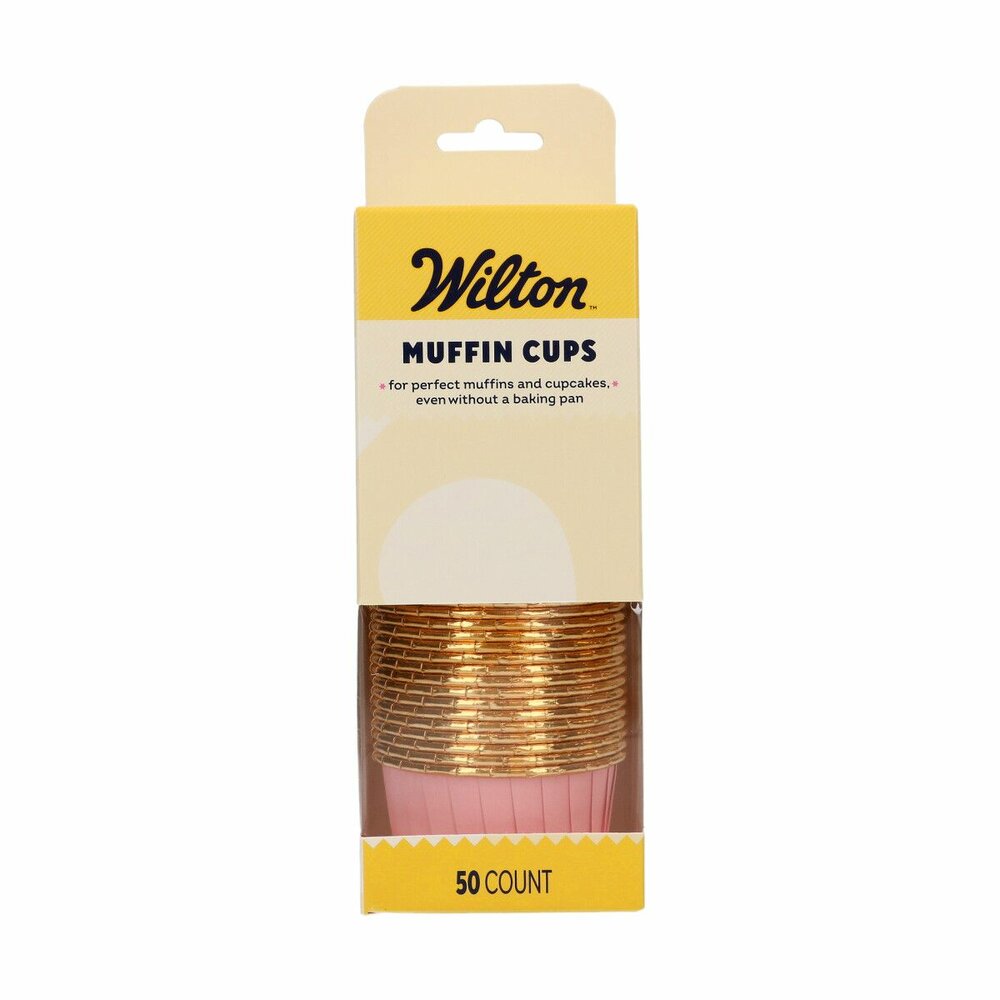 Wilton Caissettes &agrave; Muffins Baby Pink &ndash; 50 pi&egrave;ces