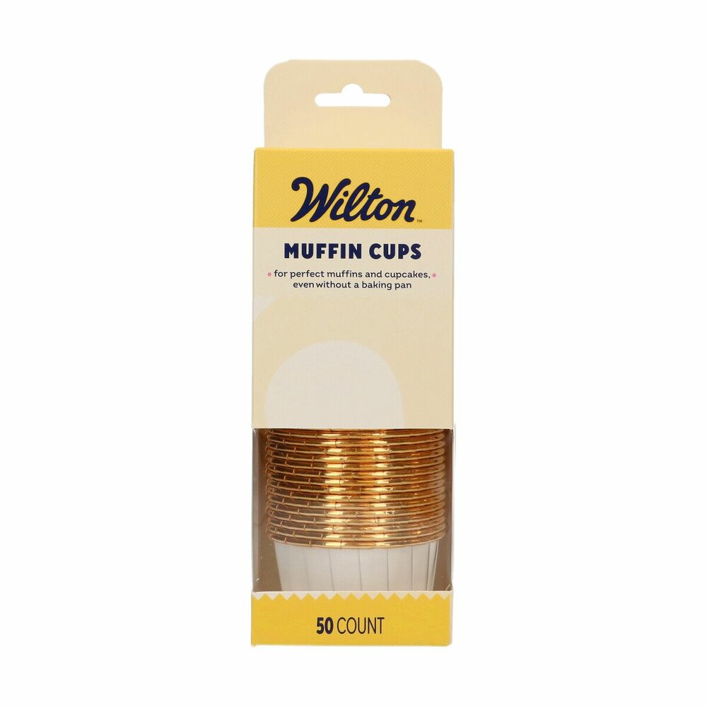 Wilton Caissettes &agrave; Muffins Blanc &ndash; 50 pi&egrave;ces