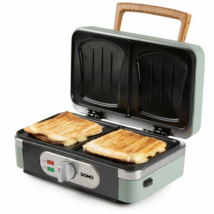 DOMO 3‑in‑1 Snackmaker &ndash; Sandwich‑Waffel‑Grill