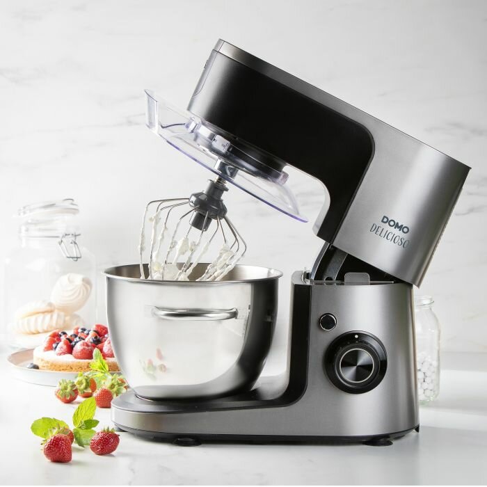 DOMO K&uuml;chenmaschine &bdquo;Delicioso&ldquo; &ndash; 4,5 L &ndash; 1200 W