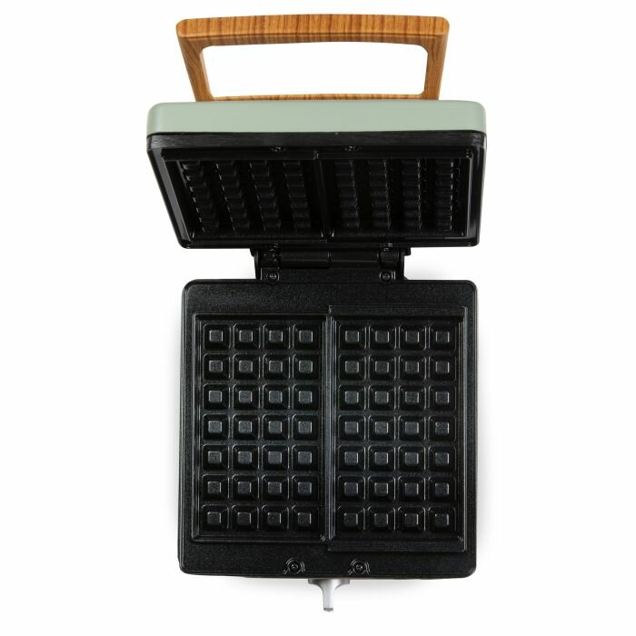 DOMO Waffeleisen 4&times;7 &ndash; sage green