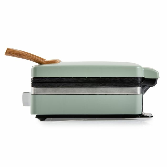 DOMO Waffeleisen 4&times;7 &ndash; sage green