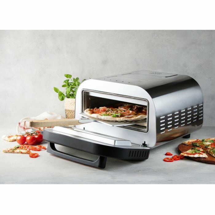 DOMO Pizzaofen &bdquo;Pizza Genius&ldquo; &ndash; Cordieritstein