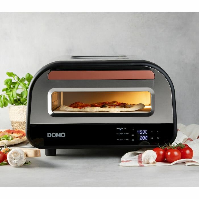 DOMO Pizzaofen &bdquo;Pizza Genius&ldquo; &ndash; Cordieritstein