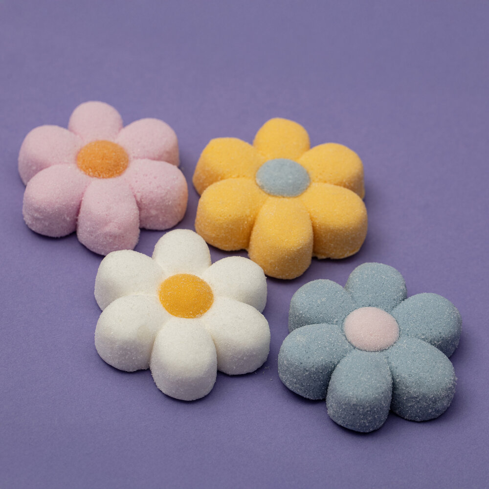 PME Marshmallow Treats &ndash; Pastel Flowers Pk/12